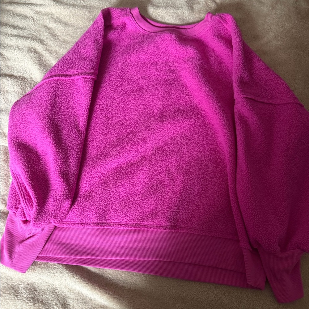 Women’s Pink FleeceCozy Crewneck